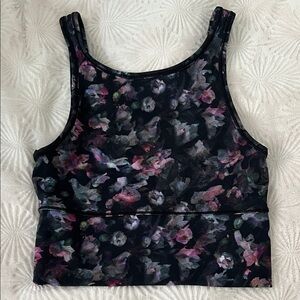 Lululemon Power Pivot Everlux Floral Pattern Sports Tank